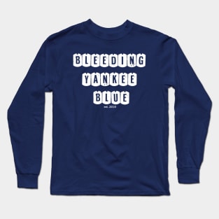 Bleeding Yankee Blue 2023 Design Long Sleeve T-Shirt